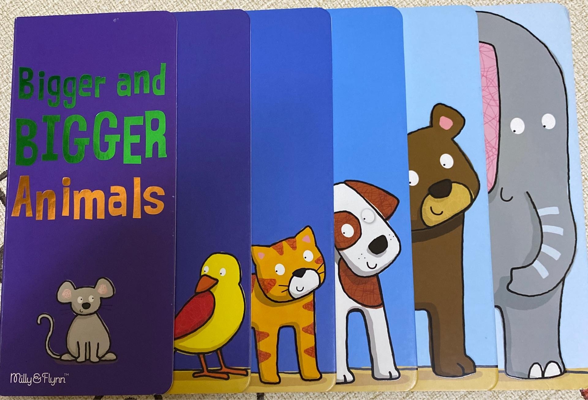 bigger and bigger animals