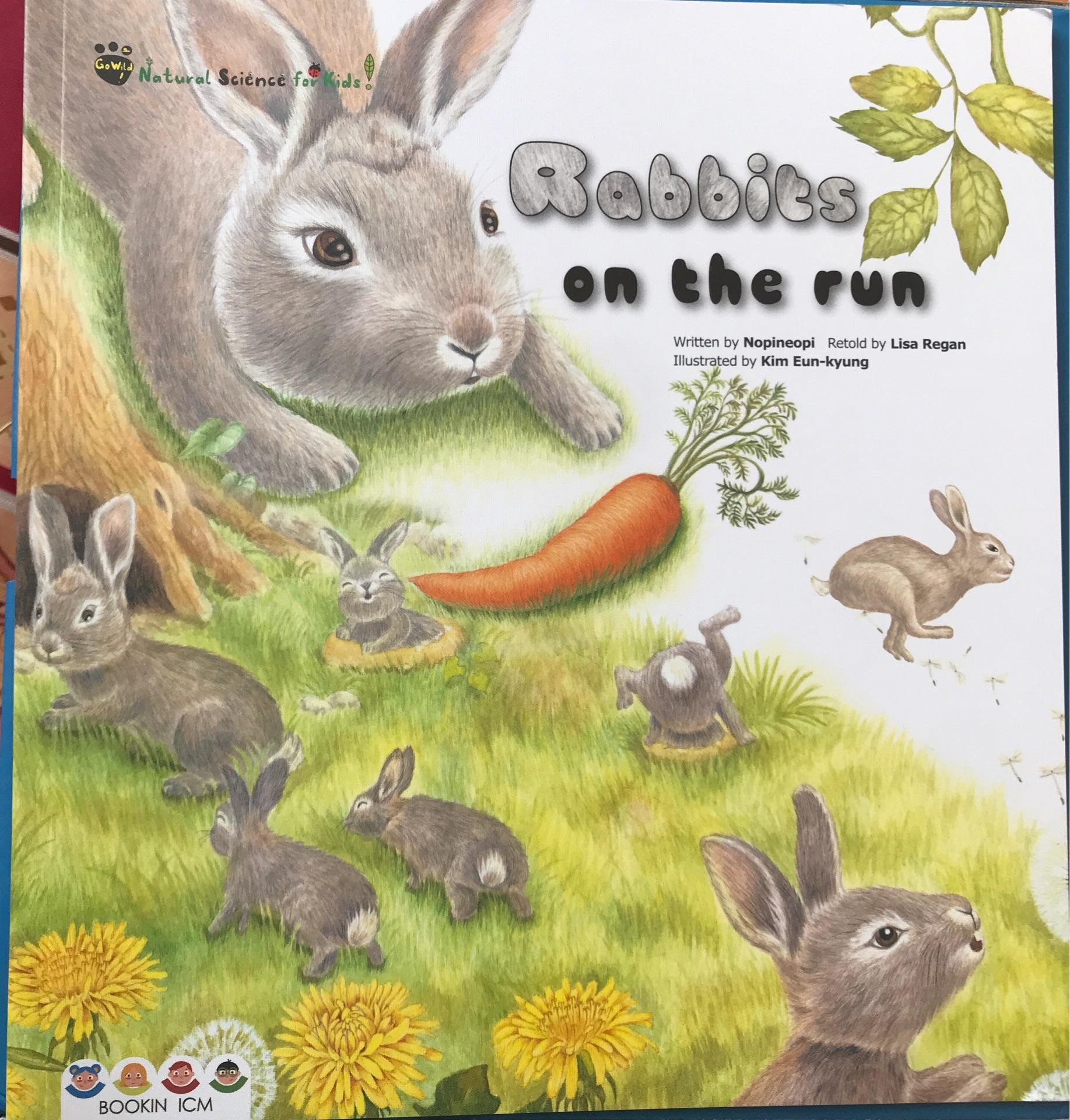 宾果儿童自然科学第三辑 Go wild：Rabbits on the run