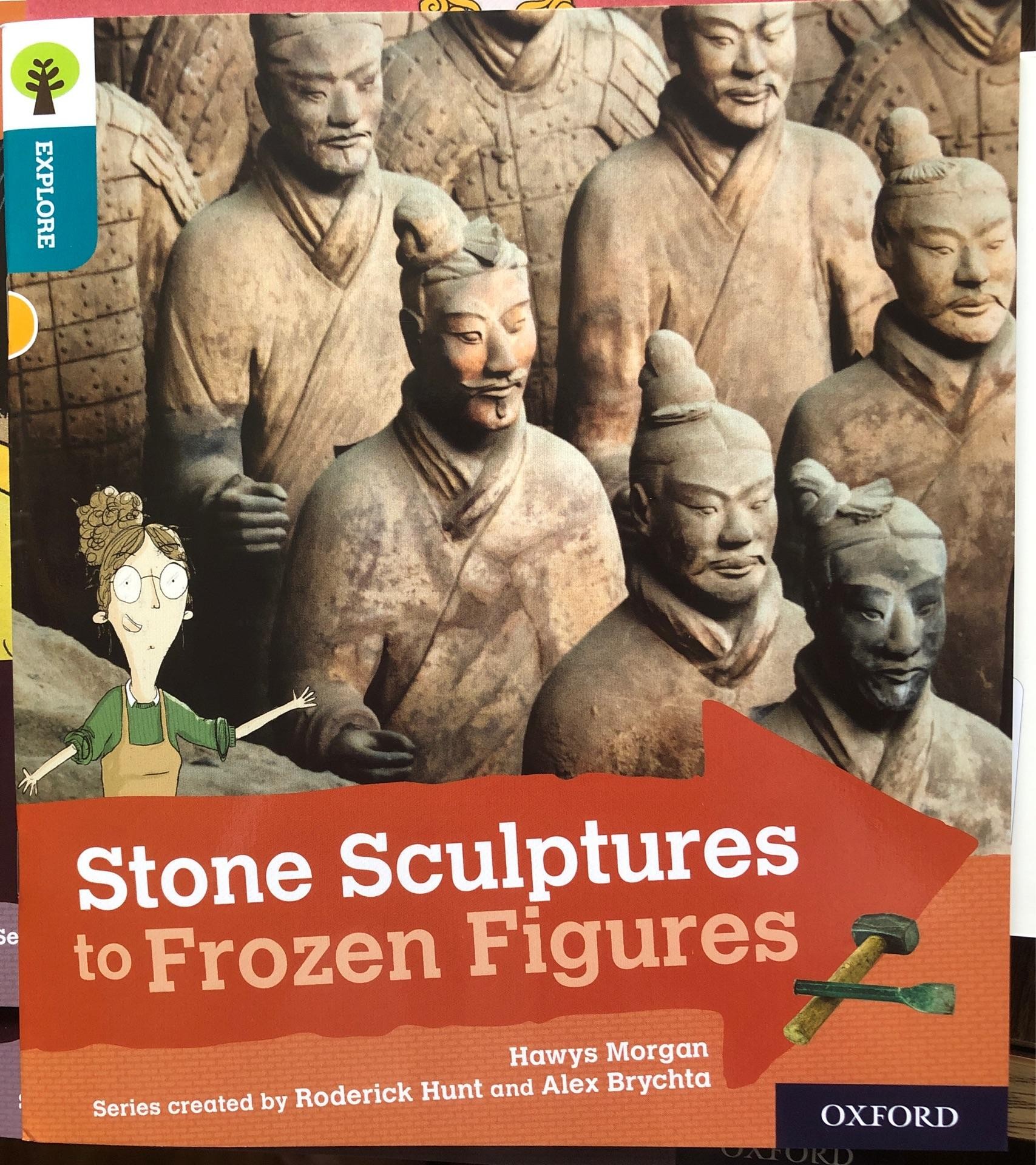 Stone sculptures to fozen figures